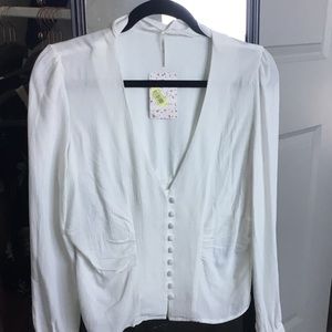 Free people blouse!